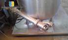 Mixer in stainless steel with screw and pump transfer cookie stuffing
