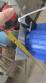 Stainless steel inclined treadmill with COBRA slats