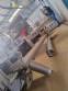 Inclined stainless steel screw conveyor