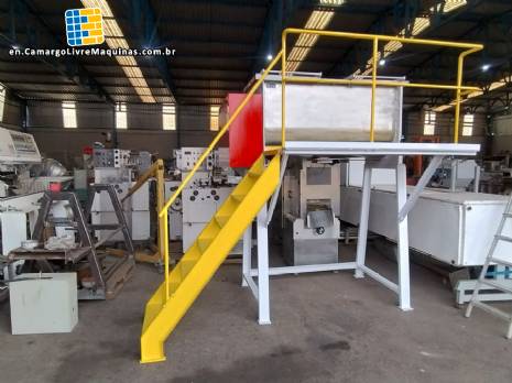 Mecamau stainless steel ribbon blender