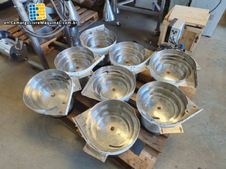 Brovind stainless steel vibrating pan feeder positioner