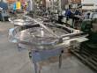 Masipack 1200 mm stainless steel rotating accumulator table