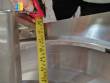 Masipack 1200 mm stainless steel rotating accumulator table