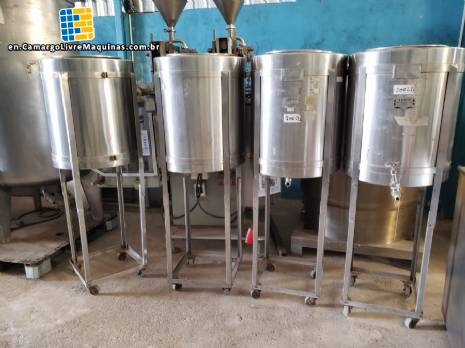 Stainless steel tank for 200L Alsop