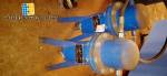 Semi automatic PET bottle blower with 4 cavities