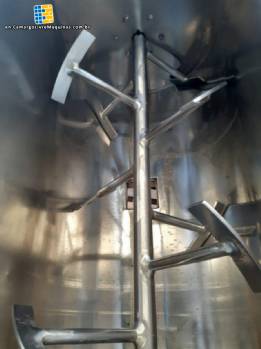 Industrial paddle mixer 1000 L Bonsucesso
