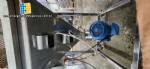 JHM stainless steel inclined screw conveyor with receiving silo