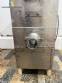 Stainless steel meat grinder with size 98 opening.