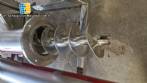 Maqinox stainless steel screw conveyor transfer silo