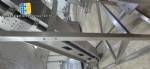 Ibrasmak meat block cutter/breaker with Simetria grinder and conveyor belt.