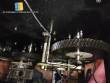 Gravimetric rotary filling machine in stainless steel with cabin