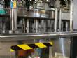 Gravimetric rotary filling machine in stainless steel with cabin