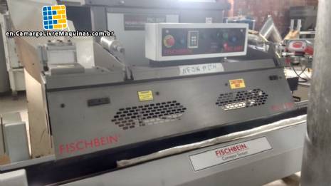 Fischbein PBC 6000 multi-layer paper bag sealer, closing and folding machine.