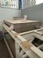 Stainless steel bagging storage silo with 2000 liter output screw conveyor
