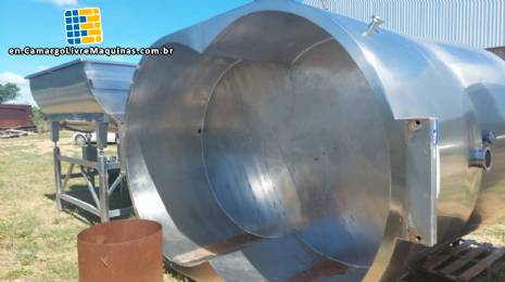 Queijomatic automated tank for Biasinox cheese masses 500 liters