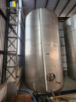 Stainless steel storage tank 32,000 liters