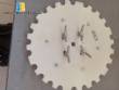 Erli rotary liquid filling machine with 4 pistons, 14,400 units per hour.