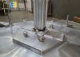 KROMA 1,800 liter stainless steel jacketed mixing tank reactor/agitator