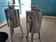 Stainless steel tank with 100 L capacity