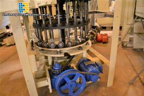 Automatic square pa�oca press 24 cavities