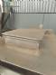 Stainless steel bagging storage silo with 2000 liter output screw conveyor