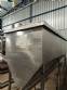 Stainless steel bagging storage silo with 2000 liter output screw conveyor