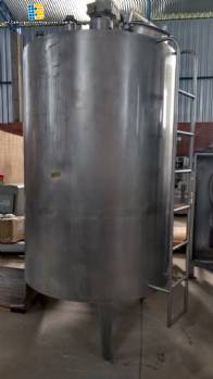 Stainless steel tank for 4,000 L Brasholanda