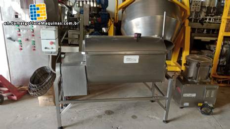 Seleto 210-liter stainless steel meat homogenizing paddle mixer