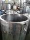 Stainless steel storage tank with stirrer for 500 L