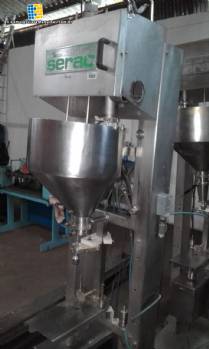 Filling liquid to the gravity Serac