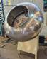 Tangerine stainless steel rake with 200 liters