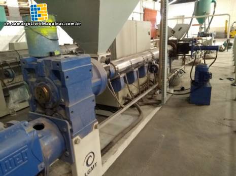 Single screw extrusion line LGMT