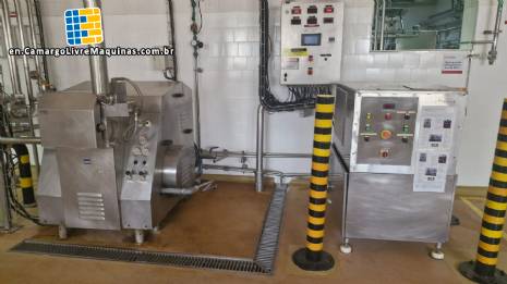 Stainless steel homogenizer for liquids Treu 40 CV