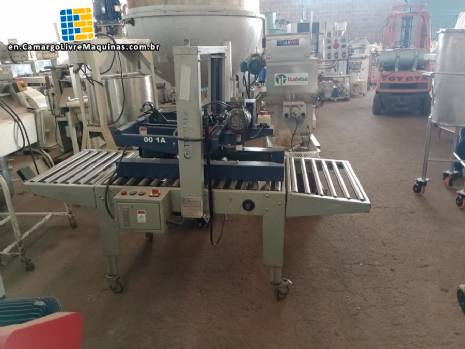 Tecmaes semi-automatic cardboard box sealer