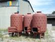 5 vertical cylindrical Tanks in carbon steel 4000 L each