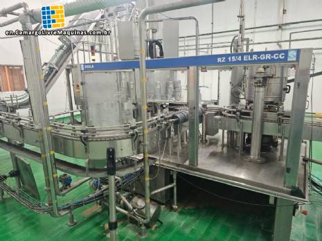 Complete line for filling Zegla cans 6000 cans / hour