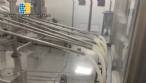 Linear filling machine with 7 filling nozzles