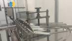 Linear filling machine with 7 filling nozzles