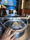 Hermetic reactor jacketed tank in 316 stainless 2.800 L