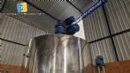 Hermetic reactor jacketed tank in 316 stainless 2.800 L