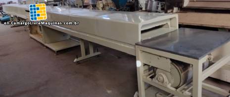 Continuous tunnel for cooling chocolates Hebleimar