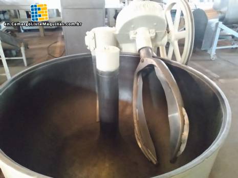 Carbon steel hook mixer machine 300 kg