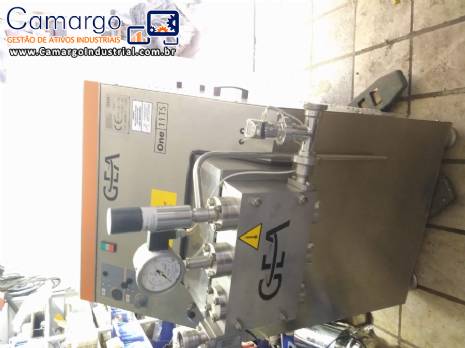 Milk homogenizer GEA