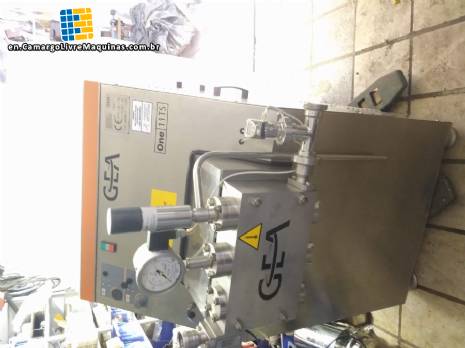 Milk homogenizer GEA