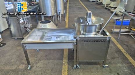 Gas-Heated Popcorn Machine with Stirrer