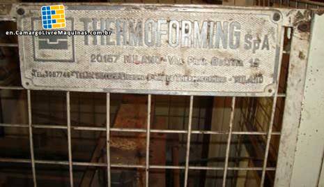 Thermoforming, sealing and packing machine