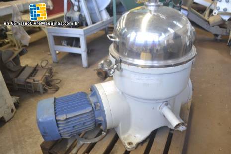 Stainless steel industrial centrifuge Westfalia