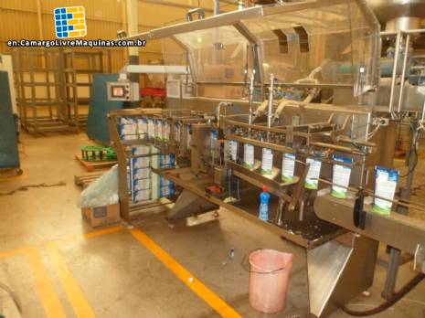 Packaging filling of sachet stand up pouch