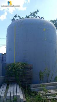 24,000 liter polyethylene storage tank