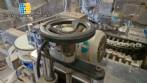 Automatic stainless steel labeling machine with two heads for Narita self-adhesive labels